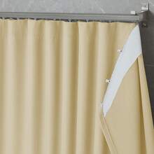 Luxury Blackout Curtain 4 And 5m X 2.80m For Swiss Track Max – Blackout Cuts Off Light For Living Room And Bedroom - 米色 - 查看 6