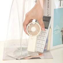 Quạt cầm tay ngoài trời nhỏ Quạt mini số 7 Quạt pin khô Quạt bỏ túi hoạt động quà tặng im lặng - Nhiều màu - Xem 6