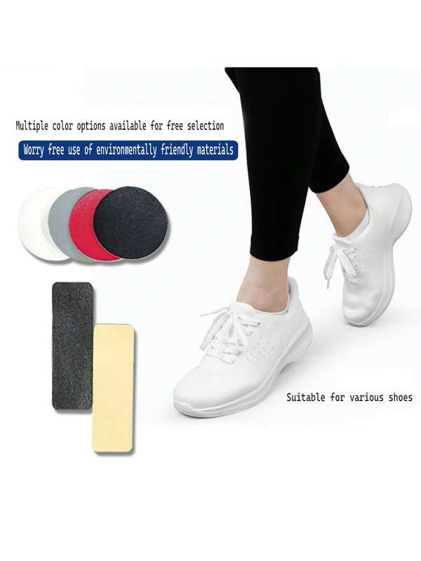 6 pièces Correctif autocollant rayé résistant à l'usure pour talon maillé de chaussures de sport, pour les chaussures endommagées