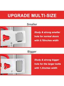 Travel Portable Door Lock Extra Lock, Stainless Steel Secure When Traveling And Staying In Hotels, Provide Extra Privacy And Security Portable Door Lock Home Security Door Lock Travel Locks For Additional Privacy Perfect For Traveling Hotel Back To School Travel Accessories Travel Outdoor Gear