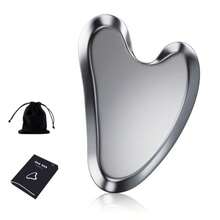 Terahertz Gua Sha Facial Tools Guasha Tool For Face Body Gua Sha Stone Lymphatic Drainage Massager - As Pic - View 1