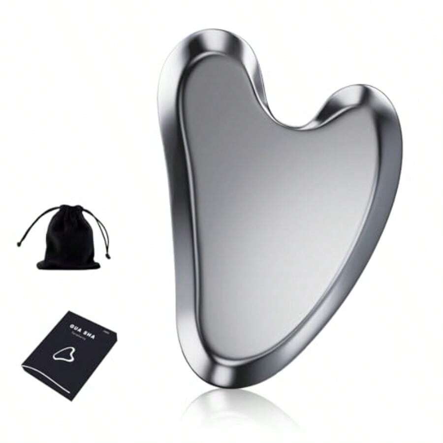 Terahertz Gua Sha Facial Tools Guasha Tool For Face Body Gua Sha Stone Lymphatic Drainage Massager - As Pic - View 1