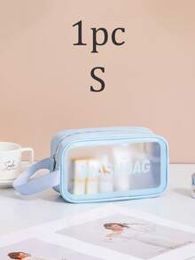 3 件套旅行洗漱包 - PVC 防水化妆包，化妆品收纳整理袋，适用于化妆品、护肤品、珠宝、文具、电子产品和其他日常用品返校 - 彩色 - 查看 19