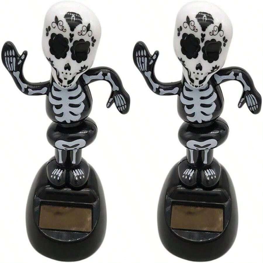 Car Dashboard, Bobble Head Decoration, Halloween Solar Dancing Figures, Solar Powered Dancing Figurines Ornament, Dancing Car Table Home Decor(10) - 10 - View 1