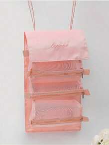 Four-In-One Cosmetic Bag, Cosmetic Storage Bag, Portable Toiletry Bag, Detachable Four-In-One Cosmetic Bag, Multi-Functional Lightweight Travel Women's Folding Travel Cosmetics Storage Toiletry Bag, Multi-Functional Folding Net Bag Toiletry Bag Portable Hanging Travel Storage Bag, Multi-Functional Folding Net Bag Toiletry Bag Portable Hanging Travel Storage Bag