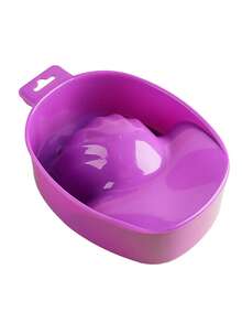 紫色美甲浸泡碗专业抛光护理手部浸泡碗指甲油托盘指甲护理工具指甲营养用于指甲油和消毒护理 1 件 - 紫色 - 查看 5