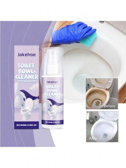 jakehoe Toilet Cleaning Cleaner - Cleans, Removes Stains And Limescale, Safe For Glazed Toilet Surfaces. Specially Formulated To Quickly Dissolve Stubborn Toilet Scale And Urine Stains.