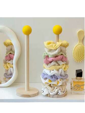 1 件木制发饰收纳架，高品质头带、发带、丝带展示架，适合性别揭秘派对，生日、婚礼、聚会、同事、朋友、家人、返校的完美礼物