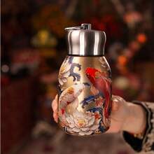 Portable 304 Stainless Steel Insulated Cup Double Wall 300ml Coffee Mug Leak-Proof Mini Water Bottle Outdoor Travel Office - Multicolor - View 8