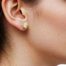 1 Pair Fashionable Elegant Minimalist Rhinestone Stud Earrings