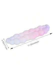 1pc Ombre Cloud Shape Silicone Keyboard Wrist Rest Support For Office Computer/Laptop