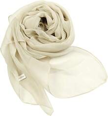 2025PANTONIGHT Long Chiffon Sheer Scarf For Womens - 053 Plain Beige - View 3