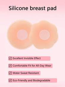 1/3/5/8/10 Pairs Matte Box Set Sable Seamless Silicone Nipple Covers -Invisible, Self-Adhesive.Anti-Convex Breast Patches For Women -Comfortable, Breathable, AndEasy To Clean Bra Accessories