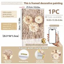 1/3 piezas, Cuadro colgante de lienzo, Decoración artística enmarcada, Listo para colgar, Artes de pared, Pósteres, Arte de pared con marco, Pósteres de Acción de Gracias, Impresión de cosecha de otoño, Conjunto de fotos de calabaza, Granja de otoño, Decoración de cocina, Arte de pared de calabaza, Arte impreso de otoño, Otoño, Halloween, Decoración de Halloween, Decoración de habitación, Decoración de dormitorio, Decoración de pared del hogar, Decoración de otoño