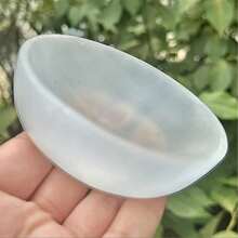 Bohemian Style Natural Transparent Gypsum Material, Decorative Ornament, Home Desktop Decor, 5-6cm - White - View 6