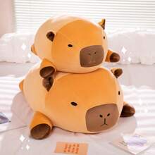 Soft Posing Capybara Plush Toy - Super Soft Non-Allergenic Polyester Stuffed Animal, Cute And Lifelike Design, And Cuddly For Kids, Adults And Pet Lovers / Gift For Kids Halloween Christmas (15 Inch / 40 Cm)