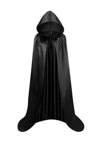 1 Stück Polyester Karnevalsthema Umhang - Unisex bodenlanger Kapuzenumhang, geeignet für Halloween, Weihnachten, Ostern, Thanksgiving, Geburtstagspartys - Cosplay und Party Kostümzubehör, ohne Federn, nicht elektrisch