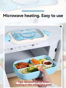 2 Pieces/Set Large Capacity Lunch Box And Water Cup Set, Portable Insulated Lunch Box, Grid Design, Equipped With Sauce Box, PP Material, Very Suitable For Commuting To Work, Students Carrying Lunch, Suitable For Microwave Ovens, Dishwashers, Back To School Gifts, Etc