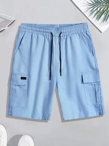 男士夏季工装短裤，时尚工装裤，户外休闲裤，徒步裤，拼接设计，夏威夷百慕大短裤，运动短裤