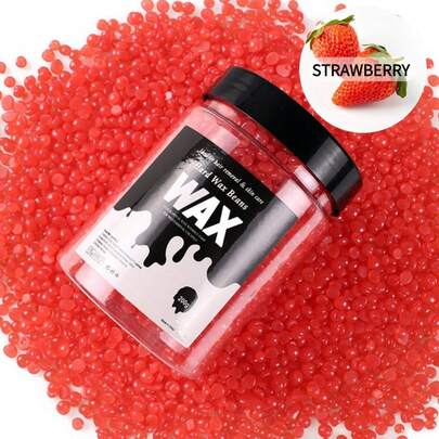 Lata de 200g de granos de cera para depilación,varios colores y fragancias,depilación indolora,granos de cera calentados,granos de cera dura brasileña,depilación corporal completa,ingredientes naturales,sin papel,sólido,calentamiento rápido,sabores frutales