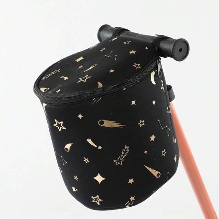 1pc Hanging Baby Pushchair Organiser Bag – Universal Pram Storage For Bottles, Drinks & Phone | Stroller Bag For Mums, All-Season Baby Accessory