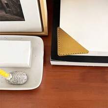 1PC Customized Leather Bookmark, Personalized Colorful Book Corner Mark, Gift For Reader Book Lover Students, Graduation Back-To-School Birthday Gift School Supplies, Back To School