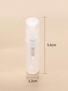 2ml塑料香水瓶带螺旋盖，内含10个喷雾瓶，便携式小容量塑料样品瓶