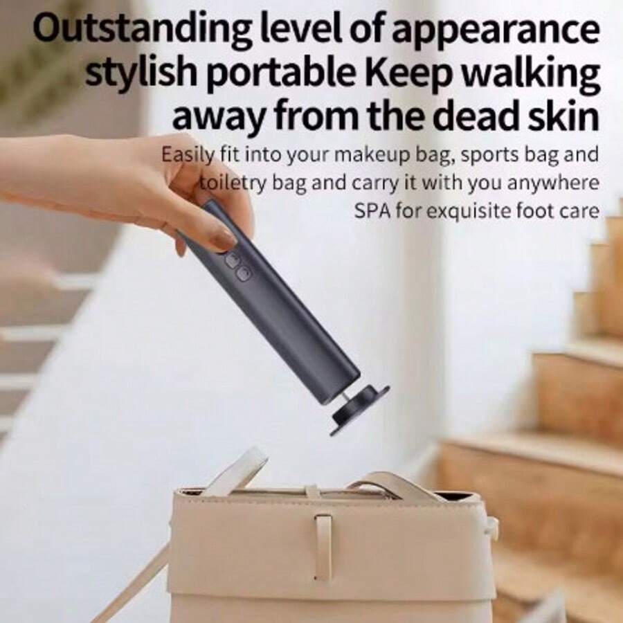 6-Speed Adjustable Electric Foot Grinder New Calluses Dead Skin Zhihu Metal C Plastic.