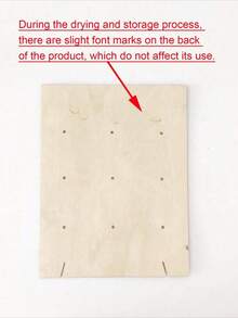 1 pieza/2 piezas, Soporte de madera para donas, Tabla colgante decorativa para donas, Soporte para postres, Suministros para tienda de pasteles, Decoración para fiesta de cumpleaños, Decoración para fiesta de aniversario de boda, Decoración para fiestas en casa - Albaricoque - Ver 5