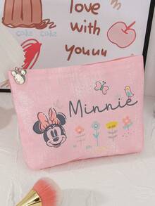 Disney 1Pc Land  Makeup Pouch, Makeup Pouch Skincare Bag Toiletry Bag Packing Cubes,Travel Essentials Cruise Essentials Dorm Essentials Girl Cosmetic Bag Fordable & Light Weight, With Secure Zipper Closure, Suitable For Travel And Giftsvacation Summer Holiday Back To School School Stuff Bag For School Travel Bag For Women Makeup Bag For Travel - Multicolor - View 13