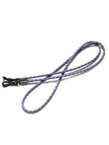 1pc Unisex PU Braided Rope Eyeglass Chain, Multi-Color Hanging Lanyard For Reading Glasses, Eyewear Accessories Anti-Lost Strap - A - View 13