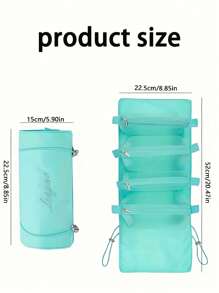 Four-In-One Cosmetic Bag, Cosmetic Storage Bag, Portable Toiletry Bag, Detachable Four-In-One Cosmetic Bag, Multi-Functional Lightweight Travel Women's Folding Travel Cosmetics Storage Toiletry Bag, Multi-Functional Folding Net Bag Toiletry Bag Portable Hanging Travel Storage Bag, Multi-Functional Folding Net Bag Toiletry Bag Portable Hanging Travel Storage Bag