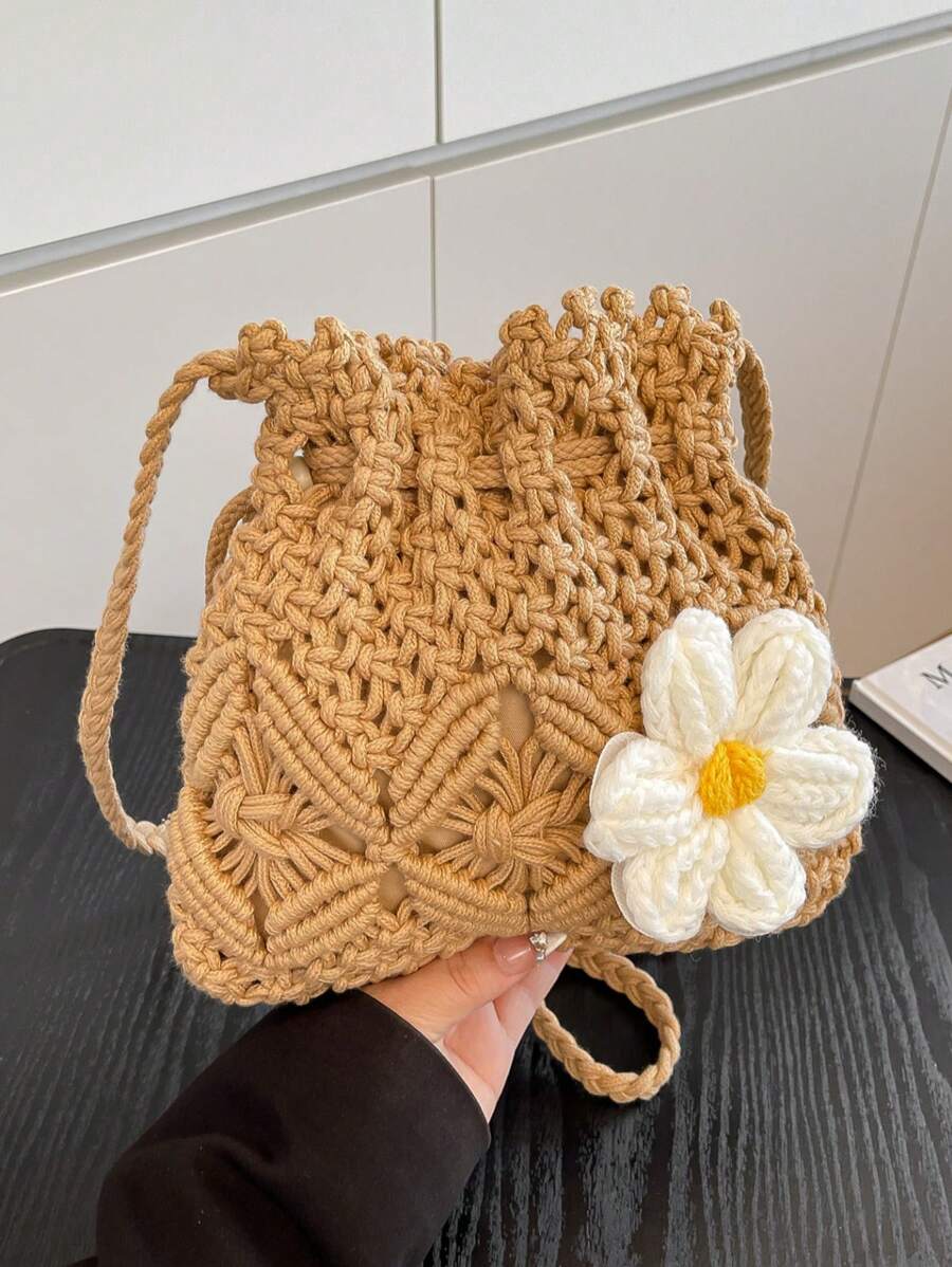 Geantă mică crossbody din paie țesută nouă pentru femei, geantă de umăr casual împletită unică pentru plajă, geantă plic la modă, geantă crossbody versatilă pentru vacanță și plajă