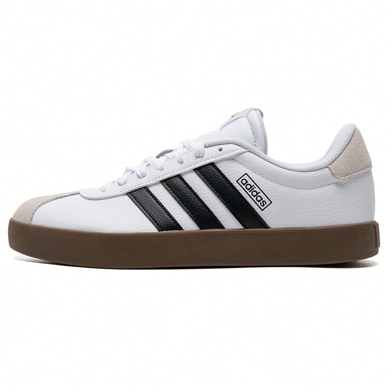 Adidas VL COURT 3.0 轻便舒适低帮软底休闲运动鞋，男女通用 - 白色/灰色/黑色 - 查看 1