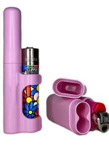 1 pieza The Clinger - Estuche para articulaciones, estuche para cigarrillos, soporte para encendedor, tubo para cigarros. ¡Perfecto para fumadores en movimiento! (Encendedor no incluido), Accesorios para fumar, Almacenamiento de cigarrillos