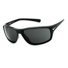 Nike Mens Rectangular Black Sunglasses With Grey Lens  NIKE ADRENALINE FQ4602 001 - 黑色 - 查看 1