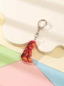 1 Pc Acrylic Strange Italian Silly Animal Shan Hai Jing TungTungTungTung Sahur/Tralalero Tralala/Lirili Larlla/Bombardiro Ctocodilo/Boneca Ambalam//Brr Brr Patapim Character Style Theme Keychain Pendant Backpack Ornament/Bag Accessories/School Bag Accessories/Purse Pendant/Friend's Gifts