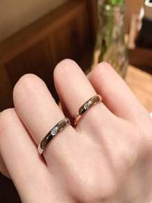 Anime Yuta Okkotsu Light Point Adjustable Silver Ring Couple - 銀 - 查看 7
