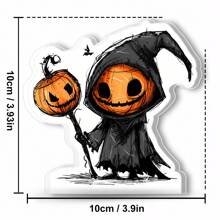 1 Pc Acrylic Halloween Home Decoration Ornaments Desktop Pumpkin Decoration Ornaments Celebrating Halloween Gifts Happy Halloween