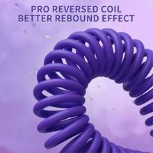 ATTACK SHARK MAMBASNAKE C01Ultra RGB 螺旋键盘线，专业定制 USB-C 航空插头线，适用于游戏键盘，双层编织设计，2 米 Type-C 转 USB-A 高速线缆，可拆卸金属航空插头，适用于 PC 游戏玩家，圣诞礼物、节日礼物、家庭礼物，紫色/绿色/蓝色/灰色/黑色/粉色/橙色/白色 - 彩色 - 查看 7