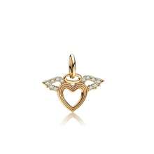 1 peça de pulseira original com pingente de contas, coleção de cores douradas, maçã, batatas fritas, abelha, flor, folhas, asas de amor, laço, estrela e pingente de contas rosa para pulseiras, joias femininas faça você mesmo