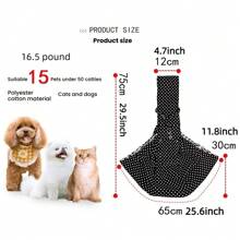 1 Bolso para mascotas que puede sujetar todo el Body - Portátil y sencillo para exteriores