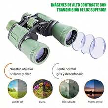 Prismáticos Binoculares 12x 50Cheelom HD Prismaticos Profesionales Largo Alcance Resistentes Antideslizantes y Repelentes al Agua para Observación de Aves Senderismo Camping y Evento Deportivo - como en la foto - Ver 3