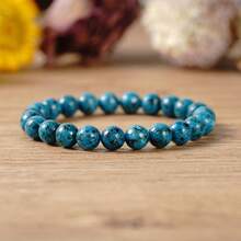 1pc Real Opal Bracelet For Women Men Couple Genuine Green Beaded Bangles Lady Jewelry Good Luck Bracelets Christmas Gifts Wife Grandparents Day From Grandson Granddaughter - View 7