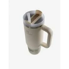 STANLEY - The Quencher H2.0 FlowState™ Tumbler 30 Oz Premium Stainless Steel Bottle Insulated Cup Portable Water Bottle Large-Capacity Coffee Cup Water Cup With Handle And Straw, For Travel, Home, Office, Gift, Ice Drinks And Hot Drinks Christmas Gift - 1213 奶油 2.0 - 查看 2