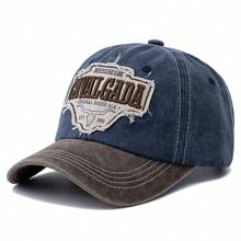 JZML 1 Stück Basecap für Herren mit Stier Grafik und gesticktem Buchstabendesign