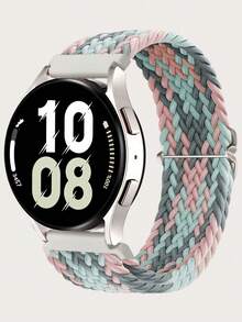 Dây đeo đồng hồ Solo Loop co giãn bện 20mm tương thích với dây đeo đồng hồ Galaxy Watch 7 FE 6 5 4 40mm 44mm, Galaxy Watch 6 4 Classic, Galaxy Watch 5Pro 45mm/ Watch 4 Classic 42mm 46mm, Galaxy Watch 3 41mm, Galaxy Active2, tương thích với Honor Garmin Amazfit dành cho Amazfit Bip 3 Pro/S Lite/U Pro/GTR 42mm Dây đeo cho Amazfit GTS 4 Mini/2 2E 3 Dây đeo cổ tay Dây đeo đồng hồ cho nam và nữ - Bện vòng đôi - Xem 15