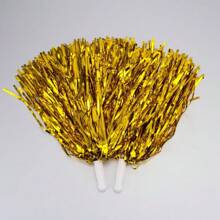 1pc Cheerleader Pompom, Plastic Hand Shaking Flowers Ball For Dance Performance Props Halloween
