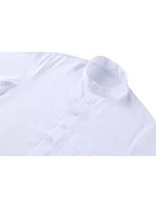 ثوب رجالي كاجوال فاخر على الطراز العربي التقليدي، مصنوع من قماش مريح وقابل للتنفس، مناسب لعيد الأضحى والأعراس والاستخدام اليومي، متوفر بأحجام وألوان متعددة - أبيض - مشاهدة 6