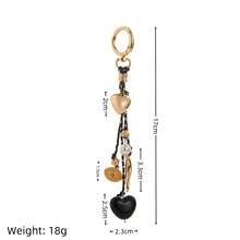 1pc Niche High-End Temperament Versatile Retro Elegant Simple And Atmospheric Bag, Luggage, Keychain Woven Pendant.